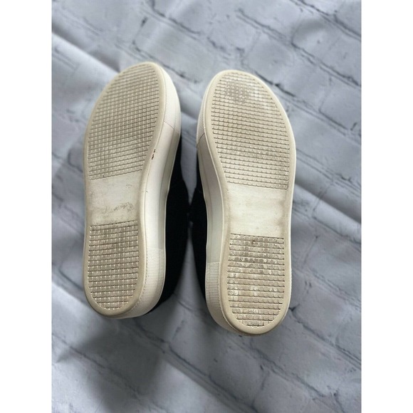 Steve Madden Garcie Floral Platform Shoes Sz 9Black Embroidered Slides - Picture 8 of 9